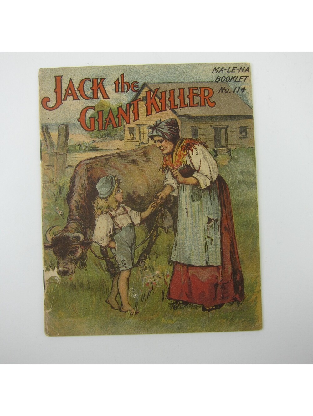 Malena Stomach Liver Pills Childrens Booklet Jack the Giant Killer Antique